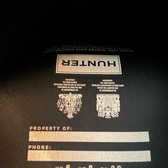 Hunter Boots US 8 - Picture 5 of 5